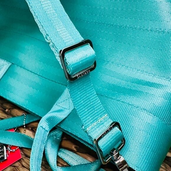 NEW Harveys Mini Streamline Turquoise Handbag - Picture 11 of 16